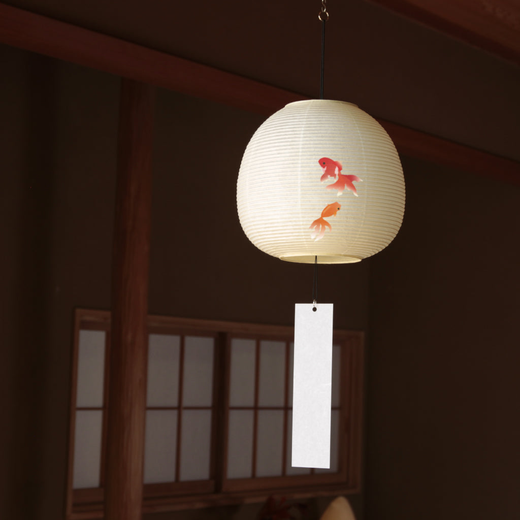 風鈴提灯 えん 金魚