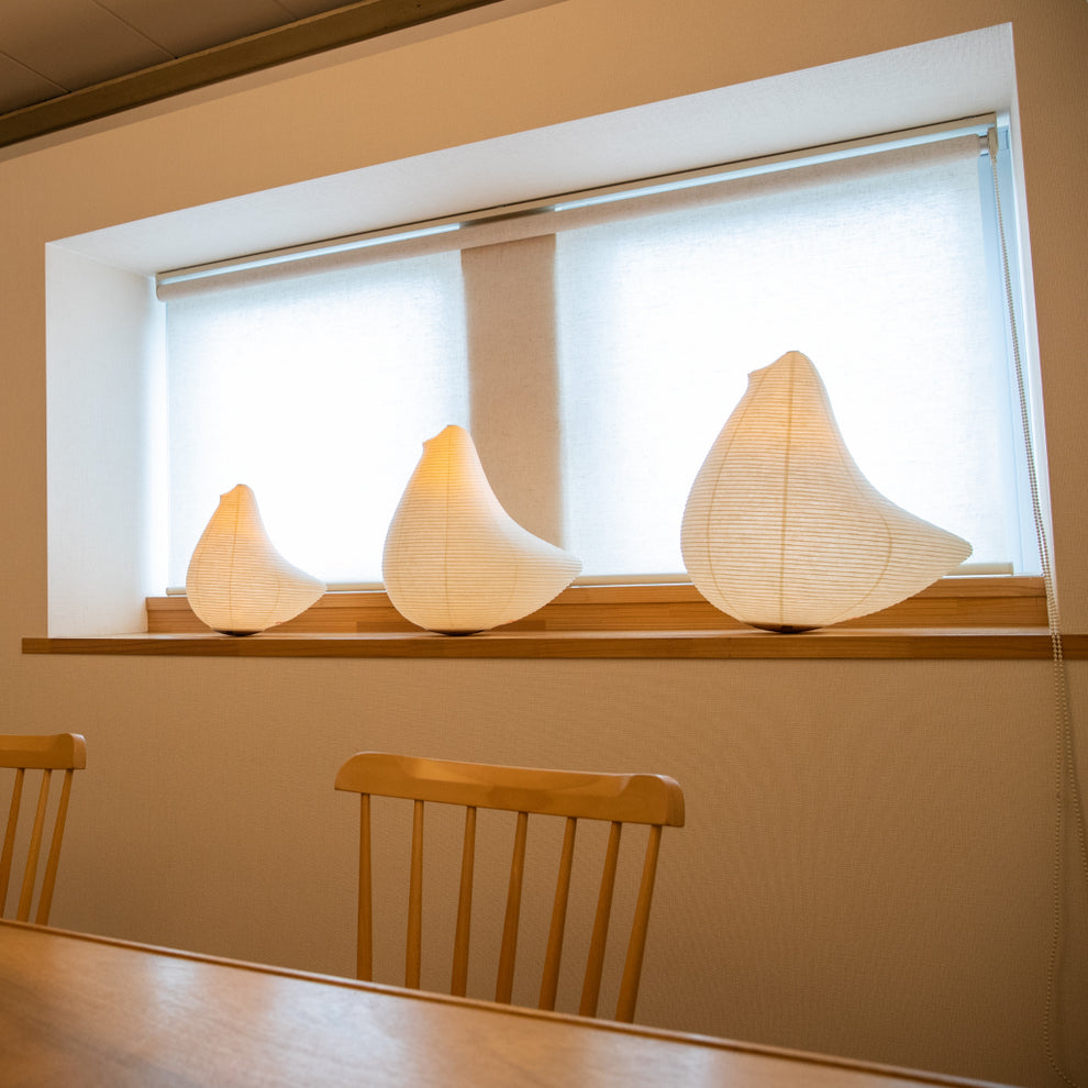 日本の伝統文化の明かりでモダンなリラックス空間を作る 提灯型ランプ(インテリア ライト 照明)| つぼみ - 鈴木茂兵衛商店 SUZUMO CHOCHIN(すずも提灯)